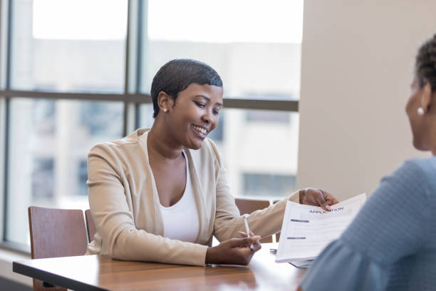Landlord meeting a prospective tenant